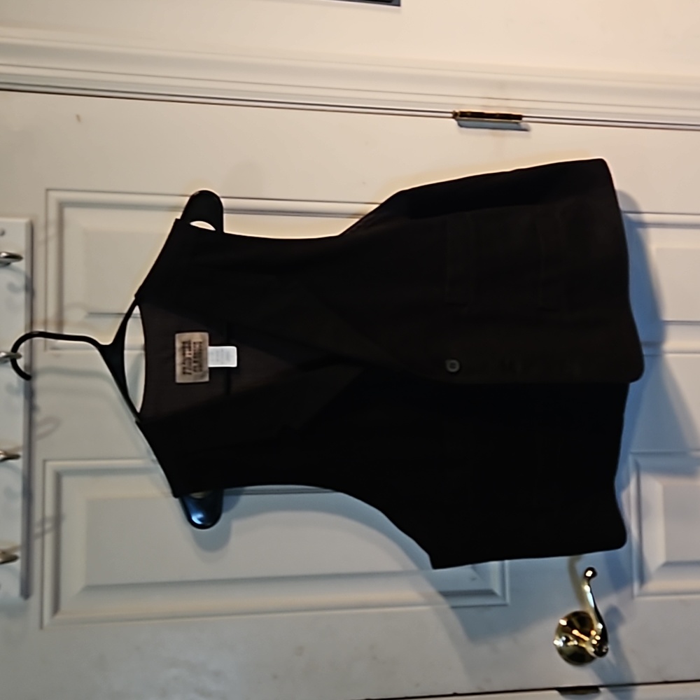 Black waistcoat